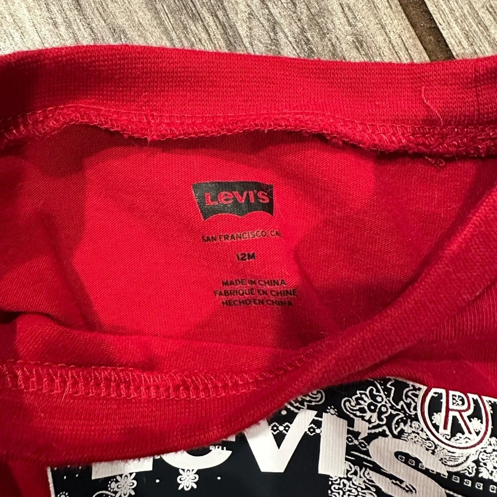 Levi's Red and Blue Matching Set Classic Casual
